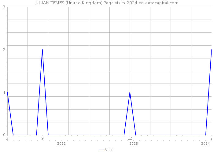 JULIAN TEMES (United Kingdom) Page visits 2024 