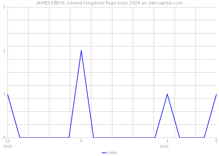 JAMES KEEVIL (United Kingdom) Page visits 2024 