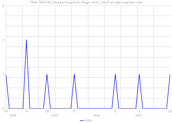 TINA DRAGE (United Kingdom) Page visits 2024 