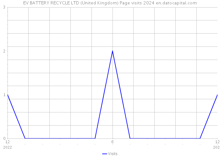 EV BATTERY RECYCLE LTD (United Kingdom) Page visits 2024 