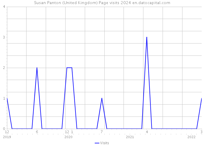 Susan Panton (United Kingdom) Page visits 2024 