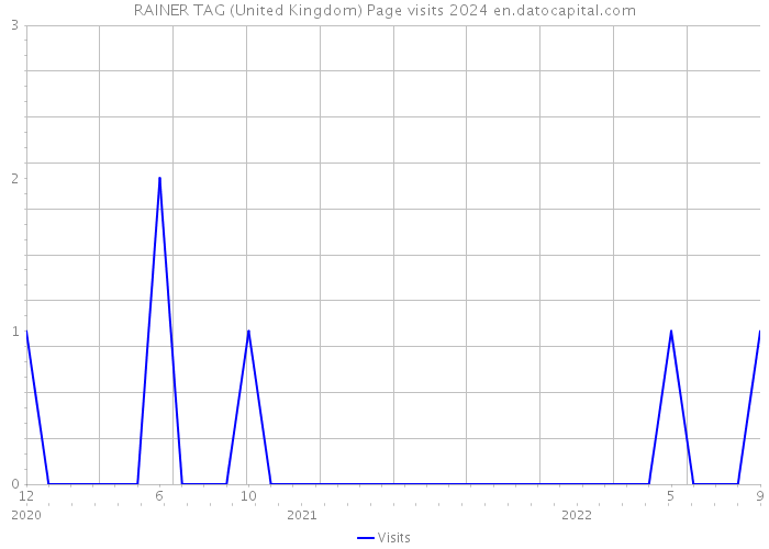 RAINER TAG (United Kingdom) Page visits 2024 