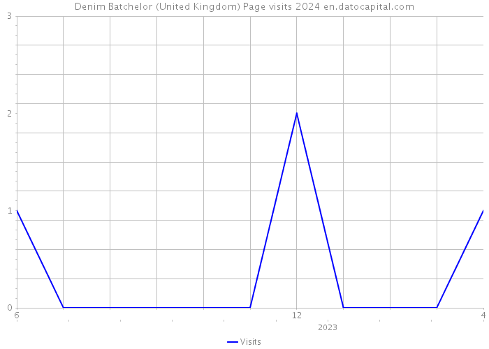 Denim Batchelor (United Kingdom) Page visits 2024 