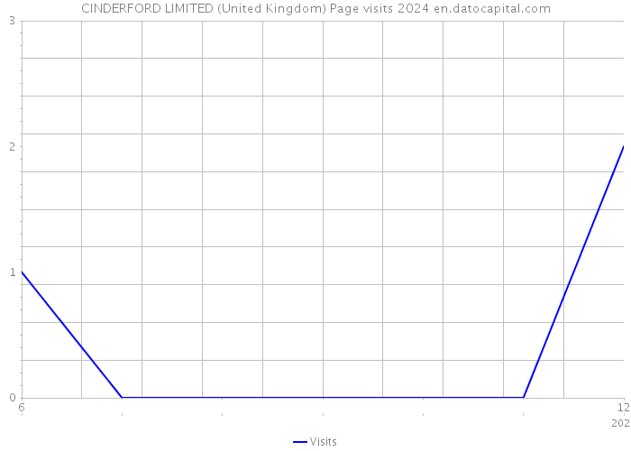CINDERFORD LIMITED (United Kingdom) Page visits 2024 