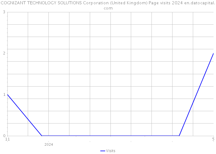 COGNIZANT TECHNOLOGY SOLUTIONS Corporation (United Kingdom) Page visits 2024 