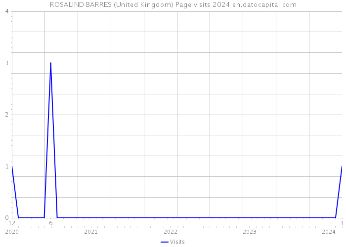 ROSALIND BARRES (United Kingdom) Page visits 2024 