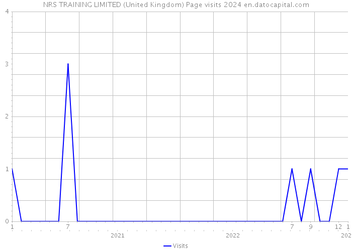 NRS TRAINING LIMITED (United Kingdom) Page visits 2024 
