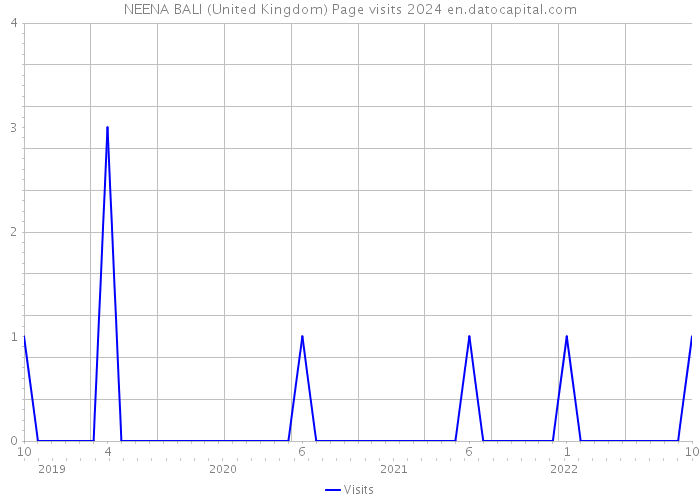 NEENA BALI (United Kingdom) Page visits 2024 