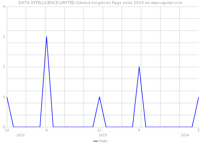 DATA INTELLIGENCE LIMITED (United Kingdom) Page visits 2024 