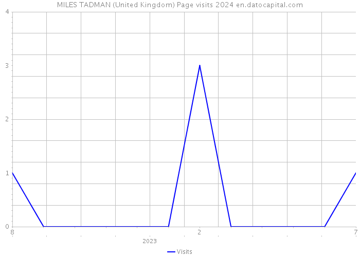 MILES TADMAN (United Kingdom) Page visits 2024 