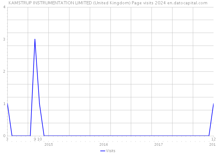 KAMSTRUP INSTRUMENTATION LIMITED (United Kingdom) Page visits 2024 