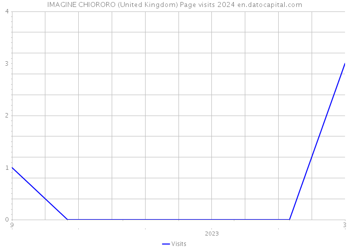 IMAGINE CHIORORO (United Kingdom) Page visits 2024 