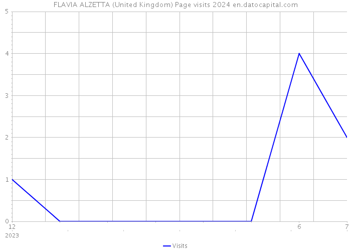 FLAVIA ALZETTA (United Kingdom) Page visits 2024 