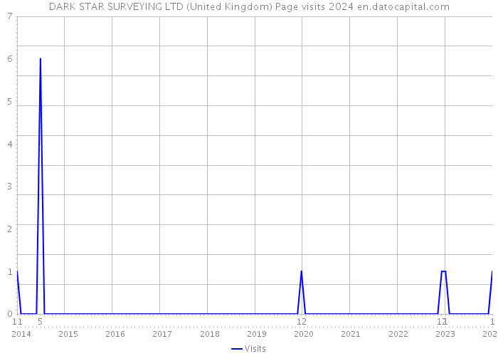 DARK STAR SURVEYING LTD (United Kingdom) Page visits 2024 