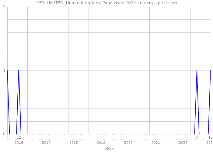 CERI LIMITED (United Kingdom) Page visits 2024 