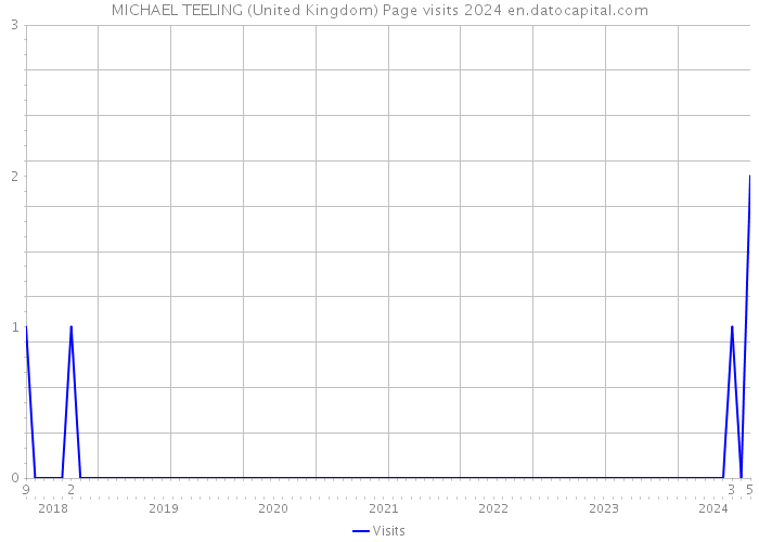 MICHAEL TEELING (United Kingdom) Page visits 2024 