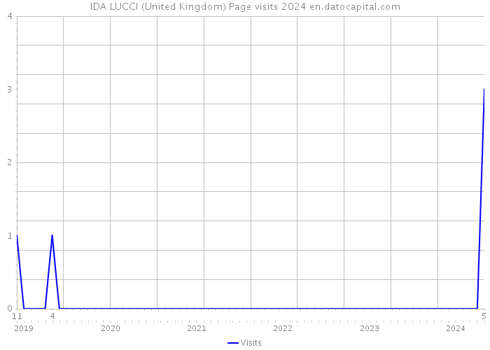 IDA LUCCI (United Kingdom) Page visits 2024 