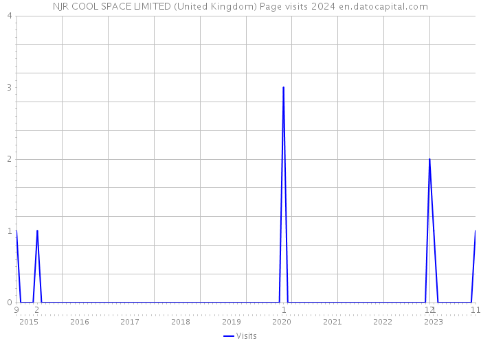 NJR COOL SPACE LIMITED (United Kingdom) Page visits 2024 