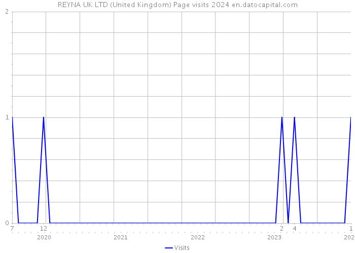 REYNA UK LTD (United Kingdom) Page visits 2024 