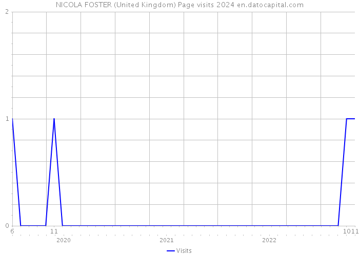 NICOLA FOSTER (United Kingdom) Page visits 2024 