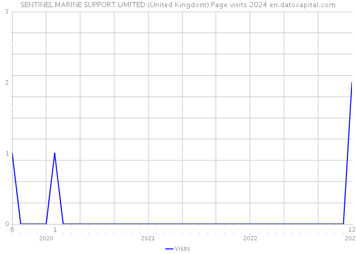 SENTINEL MARINE SUPPORT LIMITED (United Kingdom) Page visits 2024 