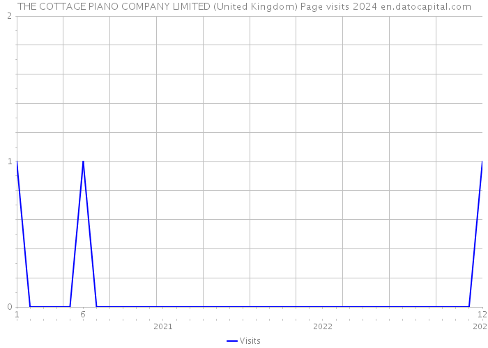 THE COTTAGE PIANO COMPANY LIMITED (United Kingdom) Page visits 2024 