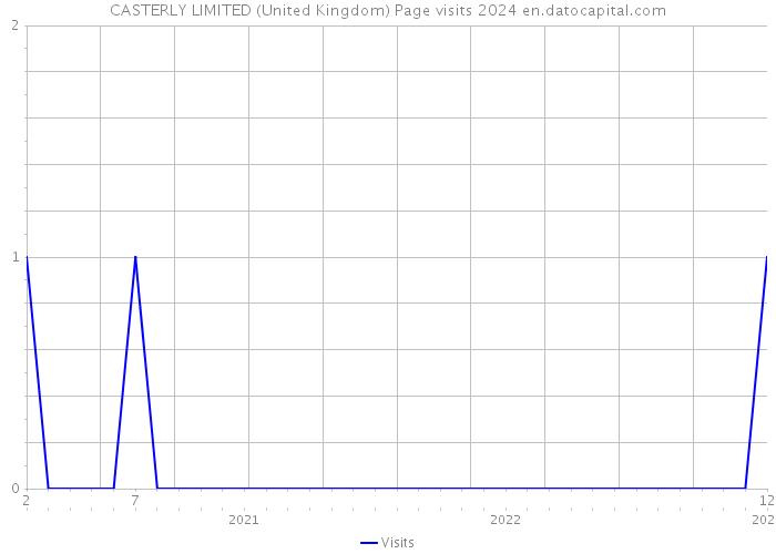CASTERLY LIMITED (United Kingdom) Page visits 2024 