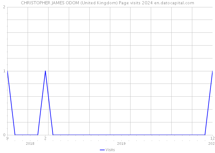 CHRISTOPHER JAMES ODOM (United Kingdom) Page visits 2024 