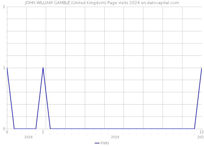 JOHN WILLIAM GAMBLE (United Kingdom) Page visits 2024 