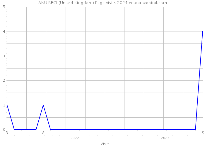 ANU REGI (United Kingdom) Page visits 2024 