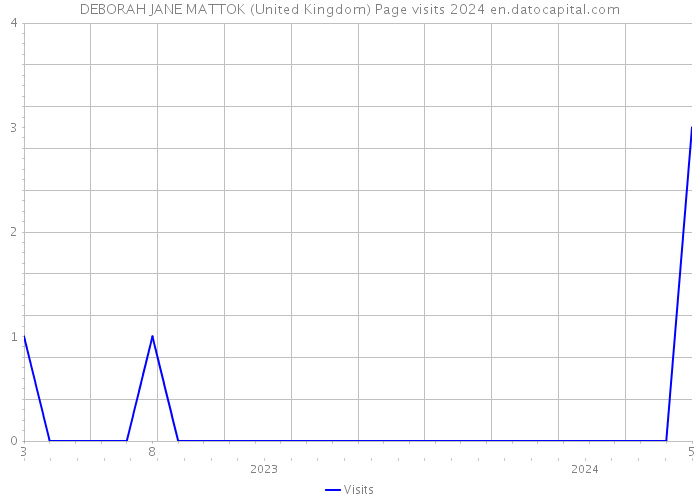 DEBORAH JANE MATTOK (United Kingdom) Page visits 2024 