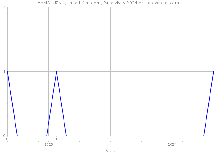 HAMDI UZAL (United Kingdom) Page visits 2024 