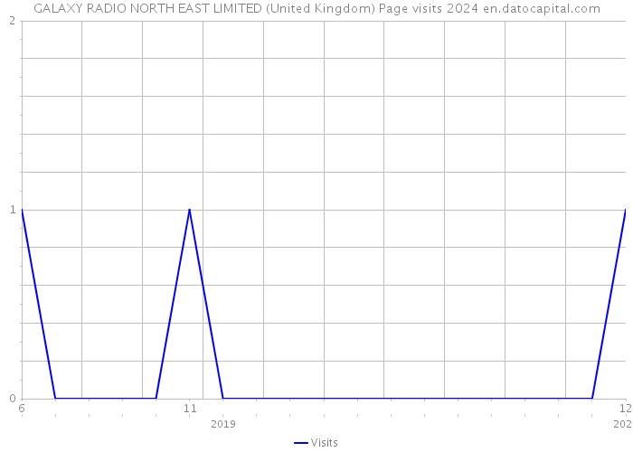 GALAXY RADIO NORTH EAST LIMITED (United Kingdom) Page visits 2024 