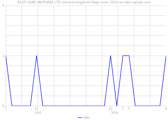 EAST CAPE VENTURES LTD (United Kingdom) Page visits 2024 