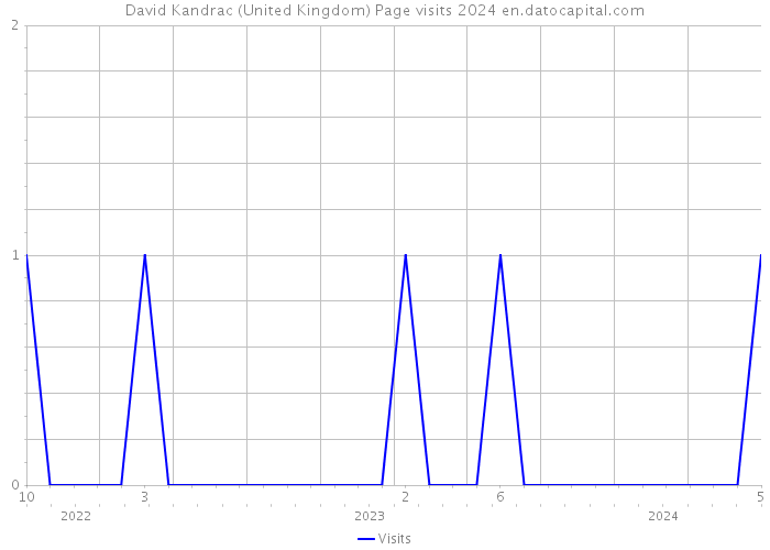 David Kandrac (United Kingdom) Page visits 2024 