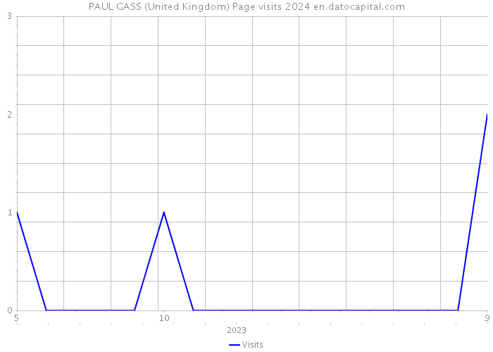 PAUL GASS (United Kingdom) Page visits 2024 