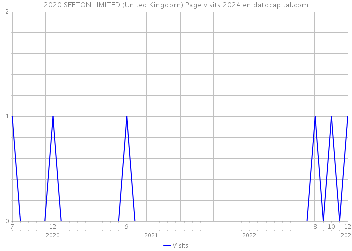 2020 SEFTON LIMITED (United Kingdom) Page visits 2024 