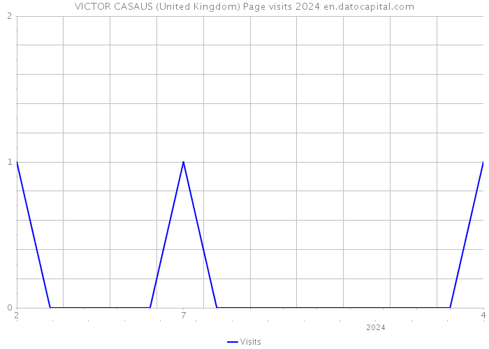 VICTOR CASAUS (United Kingdom) Page visits 2024 