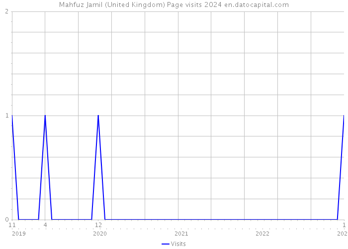 Mahfuz Jamil (United Kingdom) Page visits 2024 
