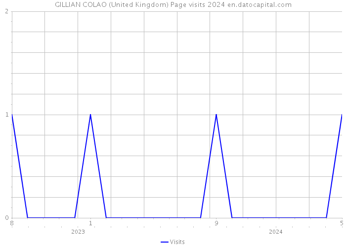 GILLIAN COLAO (United Kingdom) Page visits 2024 