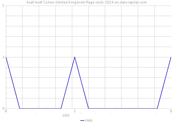Asaf Asaf Cohen (United Kingdom) Page visits 2024 