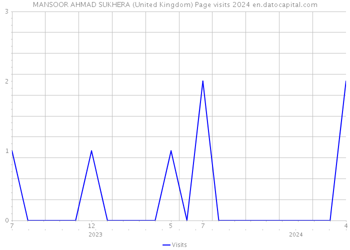 MANSOOR AHMAD SUKHERA (United Kingdom) Page visits 2024 