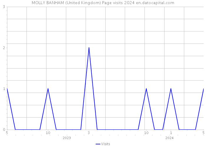 MOLLY BANHAM (United Kingdom) Page visits 2024 
