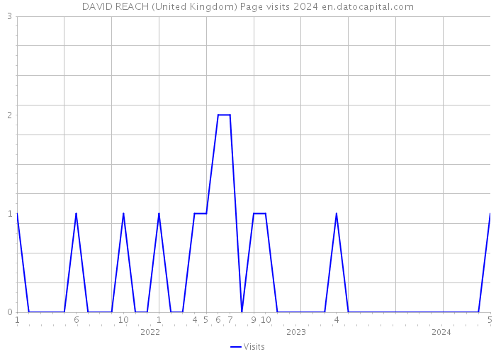 DAVID REACH (United Kingdom) Page visits 2024 