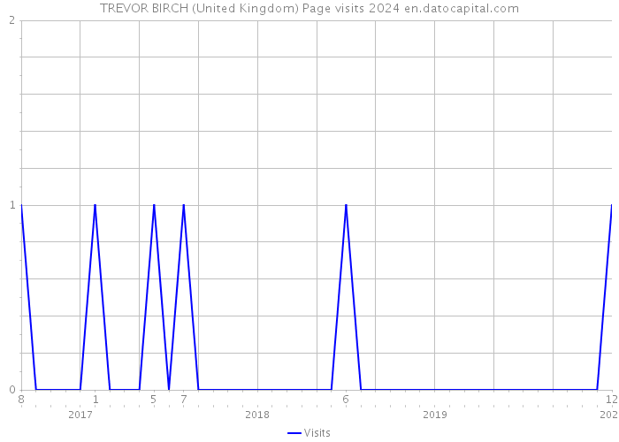 TREVOR BIRCH (United Kingdom) Page visits 2024 