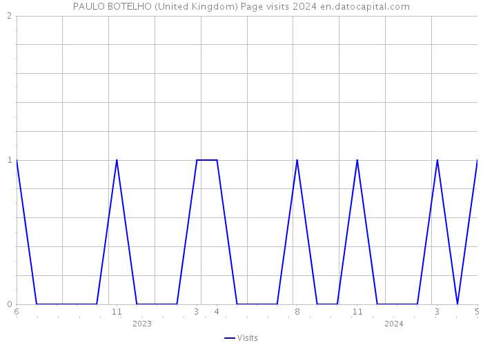 PAULO BOTELHO (United Kingdom) Page visits 2024 