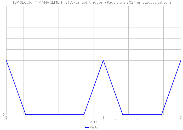 TSP SECURITY MANAGEMENT LTD. (United Kingdom) Page visits 2024 