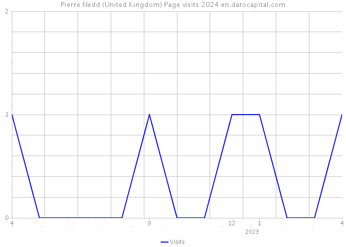 Pierre Nedd (United Kingdom) Page visits 2024 