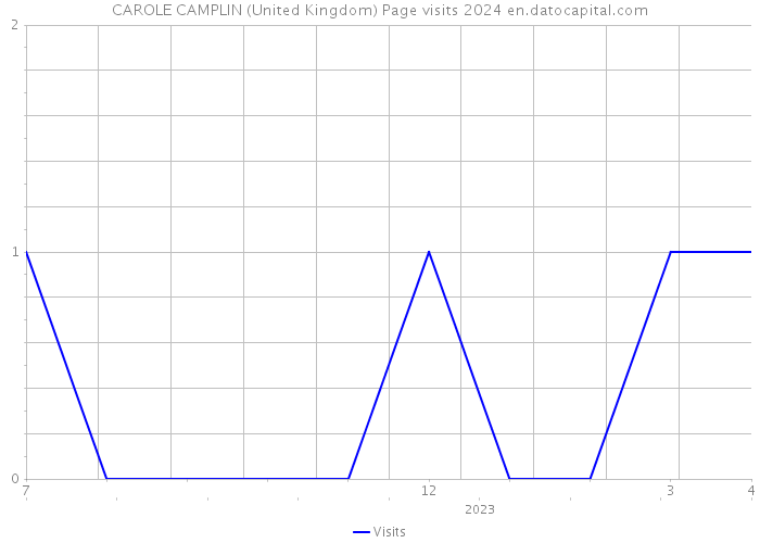 CAROLE CAMPLIN (United Kingdom) Page visits 2024 