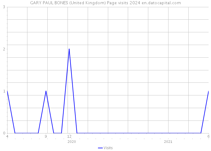 GARY PAUL BONES (United Kingdom) Page visits 2024 